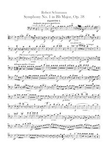 Partition basson 1, 2, Symphony No.1, "Spring", B♭ Major