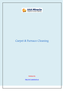 AAA Miracle-Carpet & Furnace Cleaning