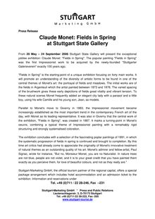 "Claude Monet: Fields in Spring"