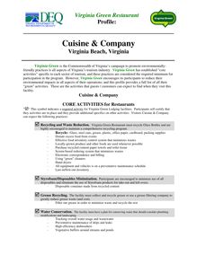 Profile cuisine & company