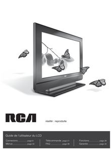Notice TV LCD RCA  L32WD22