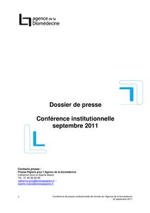 DP -Conf institutionnelle 30 09 2011