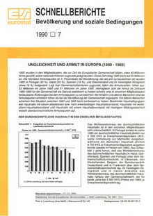 SCHNELLBERICHTE Bevölkerung und soziale Bedingungen. 1990 7