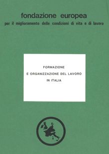 Formazione e organizzazione del lavoro in Italia