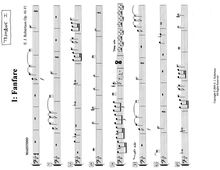 Partition Trombone 1,  pour orchestre, B flat, Robertson, Ernest John