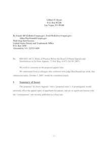 Hyatt Appeal Rule N&C comment  due Sept 28 2007  v  15 071001 1333 DEB