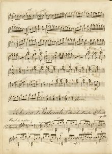 Partition complète, Scherzo et Pastorale, Valses Brillantes pour 2 Guitares, Op.10 par Napoléon Coste