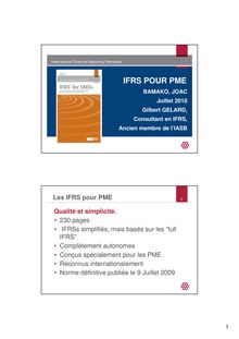 IFRS POUR PME