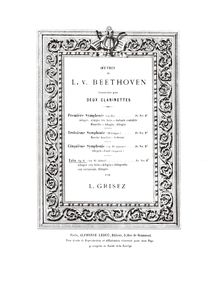 Partition complète, Piano Trio No.4, Op.11, Gassenhauer, B♭ major