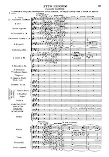 Partition Act II, Tosca, Puccini, Giacomo