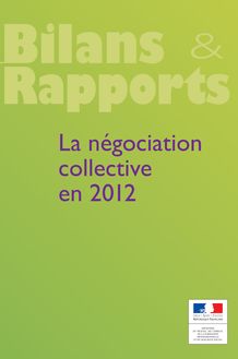 La négociation collective en 2012