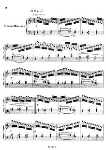 Partition , Scherzo-Menuetto, Sonatine, Op.61, Alkan, Charles-Valentin