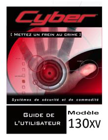 Notice Système de voiture sécurité Clifford  Cyber 130XV
