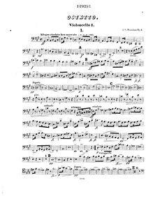 Partition violoncelle 1, Octet, Op.3, Svendsen, Johan par Johan Svendsen