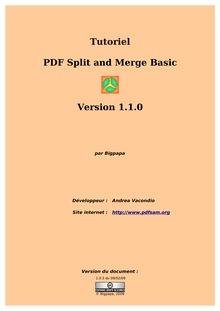Tutoriel PDF Split and Merge Basic