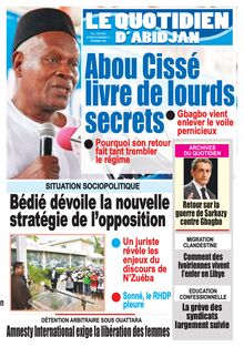 Le Quotidien d’Abidjan n°2988 - du vendredi 11 décembre 2020