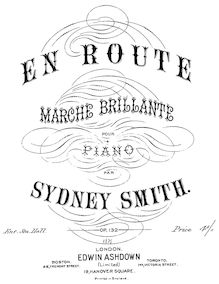Partition complète, En route, Op.132, Marche brillante, E♭ major