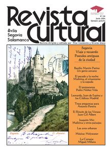 Revista Cultural (Ávila, Segovia, Salamanca). Dirigida y editada por Pilar Coomonte y Nicolás Gless. Nº. 58, Junio 2004.