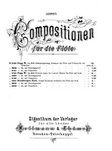 Partition de violoncelle, Schwanengesang, Op.312, Romanze
