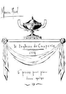 Partition complète, Le tombeau de Couperin, Ravel, Maurice par Maurice Ravel