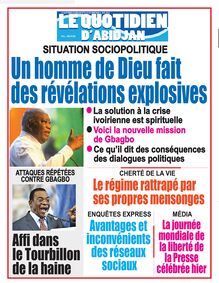Le Quotidien d’Abidjan n°4116 - du mercredi 04 mai 2022