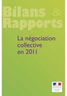La négociation collective en 2011