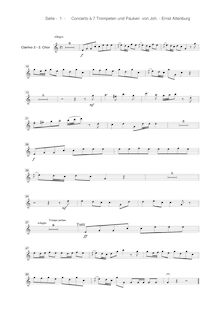 Partition Ch.2 - Clarion 2 , partie, Versuch einer Anleitung zur heroisch-musikalischen Trompeter-und Pauker-Kunst