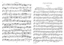 Partition parties complètes, corde quatuor No.1, Op.15, String Quartet No.1 in G Major, Op.15
