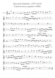 Partition Canto (S1), Canzoni per sonare con ogni sorte di stromenti
