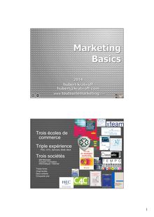 Marketing Basics les fondamentaux du marketing