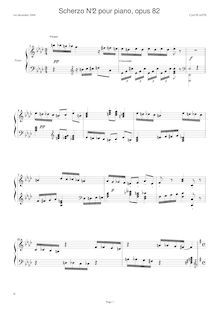 Partition complète, Scherzo N°2, Plante, Cyril