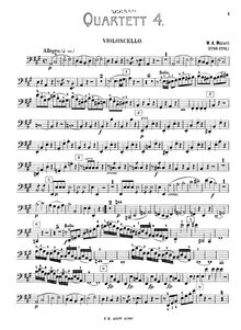 Partition de violoncelle, clarinette quintette, Quintet for Clarinet and Strings par Wolfgang Amadeus Mozart