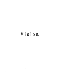 Partition de violon, Piano Trio, Simon, Anton