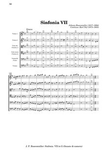 Partition Score without clavecin, Sonate e Sinfonie da camera, Rosenmüller, Johann par Johann Rosenmüller