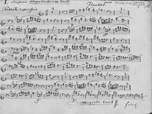 Partition flûte 1, Sinfonia en D major, D major, Schuster, Joseph