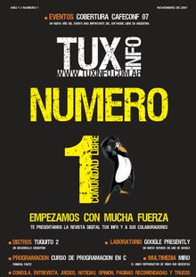 TuxInfo Numero 1, revista de software libre