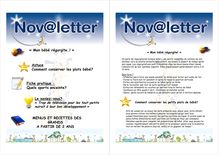 Nov@letter 5 - La newsletter de Novalac - Mai 2010