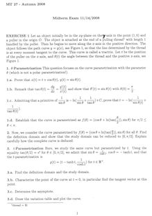 UTBM algebra and analysis applied to geometry 2008 tc