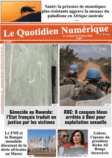 Le Quotidien Numérique d Afrique N° 2297 - du 13/10/2023