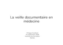 La veille documentaire en médecine