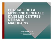 Pratique de la médecine générale dans - PRATIQUE DE LA MEDECINE ...