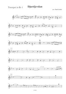 Partition trompette en B♭ 1, Đurđevdan, Ederlezi, Geisler, Paul Thomas