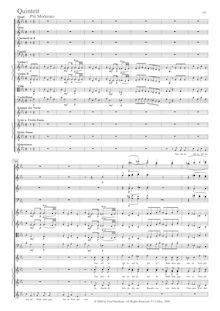 Partition Act II, No.21g. Quintett, Die Zauberflöte, The Magic Flute