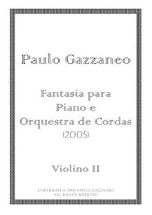 Partition violons II, Fantasia para Piano e Orquestra de Cordas