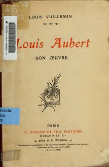 Louis Aubert : son oeuvre