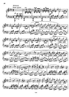 Partition I, Presto Agitato, Piano Sonata en F minor Op.13, Bennett, William Sterndale
