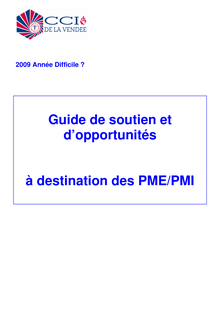 Guide de soutien et d opportunités à destination des PME/PMI - 2009