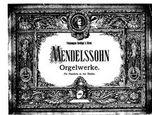 Partition complète, Three préludes et fugues, Mendelssohn, Felix par Felix Mendelssohn