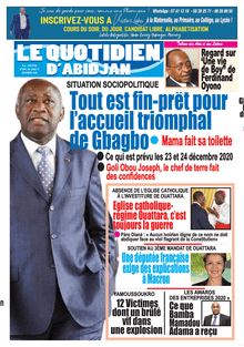 Le Quotidien d’Abidjan n°2991 - du jeudi 17 décembre 2020