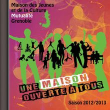 Plaquette MJC Mutualité 2012/13